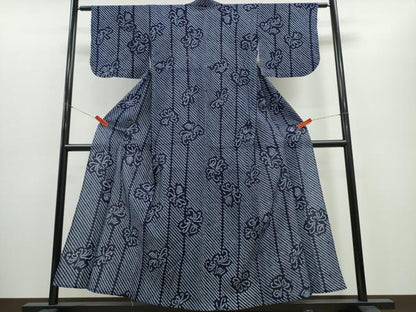 平和屋着物∴夏物 浴衣 有松鳴海絞り 乱菊 間道 綿 逸品 CABD2440ng