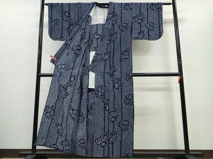 平和屋着物∴夏物 浴衣 有松鳴海絞り 乱菊 間道 綿 逸品 CABD2440ng