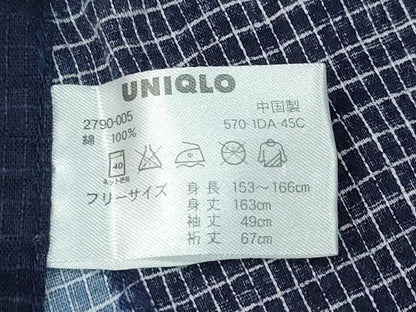 平和屋着物∴夏物　浴衣　綿紅梅　満月舞蝶花文　綿　逸品　CABD2456ng