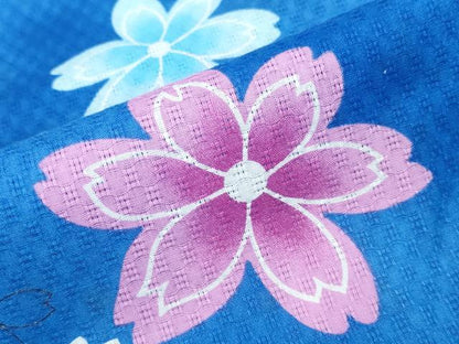 平和屋着物∴夏物 浴衣 舞桜 綿 逸品 CABD2457ng
