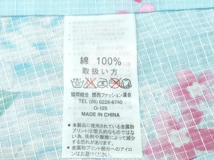 平和屋着物∴夏物 浴衣 綿紅梅 レース薔薇花文 ラメ 綿 逸品 CABD2458ng