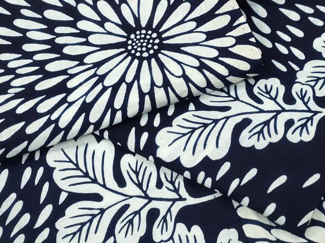 平和屋着物∴夏物 浴衣 菊文 綿 逸品 CABD2483ng