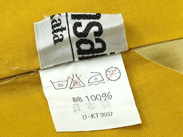 平和屋着物∴夏物 世界的ファッションデザイナー 山本寛斎 kansaiブランド 浴衣 草木文 綿 逸品 CABD2486ng