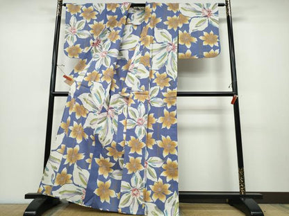 平和屋着物∴夏物 浴衣 舞花尽くし 綿 逸品 CABD2487ng