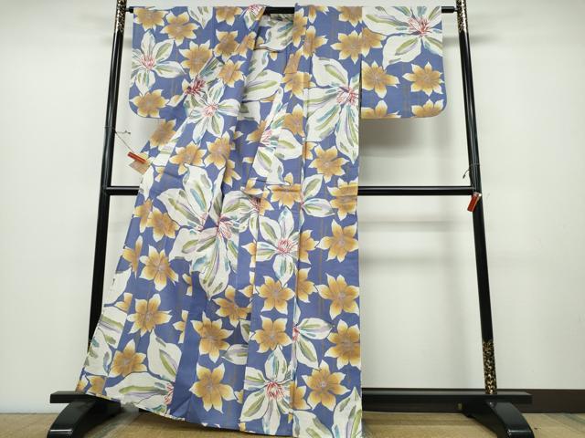 平和屋着物∴夏物 浴衣 舞花尽くし 綿 逸品 CABD2487ng