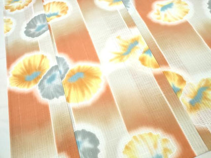 平和屋着物∴夏物 浴衣 舞花間道 綿 逸品 CABD2488ng