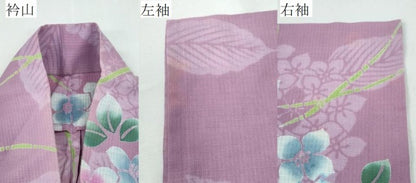 平和屋着物∴夏物 浴衣 綿紅梅 舞花尽くし 綿 逸品 CABD2490ng