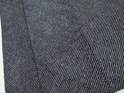 平和屋着物∴夏物 男性 浴衣 有松鳴海絞り 黒地 綿 逸品 CABD2494ng