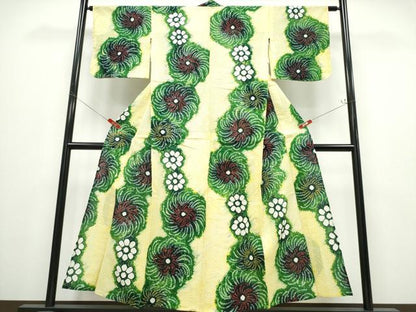 平和屋着物∴夏物 浴衣 有松鳴海絞り ねじ花文 綿 逸品 CABD2500ng