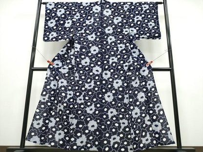 平和屋着物∴夏物 浴衣 有松鳴海絞り 舞花尽くし 綿 逸品 CABD2505ng
