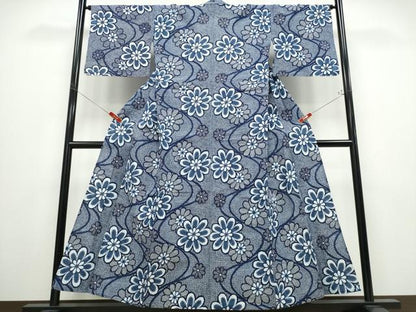 平和屋着物∴夏物 浴衣 流水舞花文 CABD2523ng