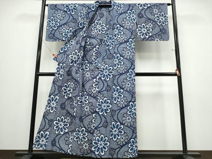 平和屋着物∴夏物 浴衣 流水舞花文 CABD2523ng