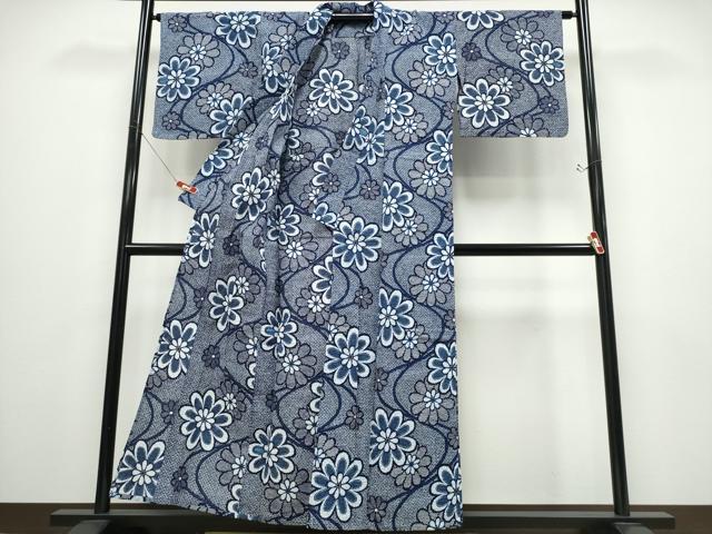 平和屋着物∴夏物 浴衣 流水舞花文 CABD2523ng