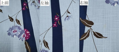 平和屋着物∴夏物 浴衣 舞花間道 綿 逸品 CABD2532ng