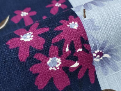 平和屋着物∴夏物 浴衣 舞花間道 綿 逸品 CABD2532ng