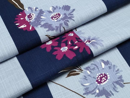 平和屋着物∴夏物 浴衣 舞花間道 綿 逸品 CABD2532ng