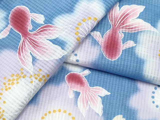 平和屋着物∴夏物 浴衣 切嵌牡丹梅花文 綿 逸品 CABD2537ng