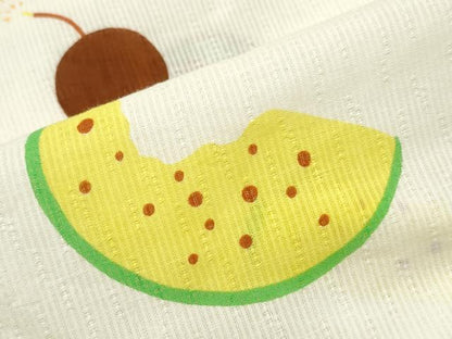 平和屋着物∴夏物 浴衣 スイカ 花火 綿麻 逸品 CABD2543ng