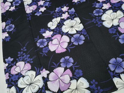 平和屋着物∴夏物 浴衣 草花文 綿 逸品 CABD2547ng