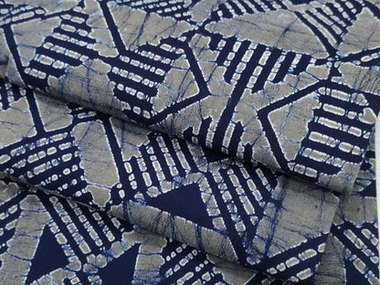 平和屋着物∴夏物 男性 浴衣 幾何学文様 綿 逸品 CABD2555ng