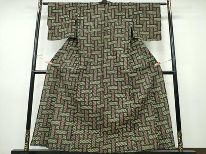 平和屋着物∴夏物 浴衣 有松鳴海絞り 籠目文 綿 逸品 CABD2572ng