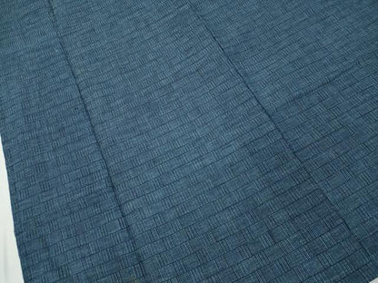 平和屋着物∴夏物　阿波しじら織　浴衣　網代文様　綿　逸品　CABD2579ng
