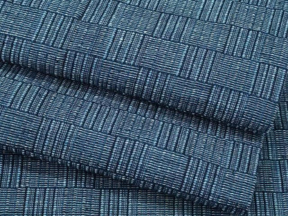平和屋着物∴夏物　阿波しじら織　浴衣　網代文様　綿　逸品　CABD2579ng
