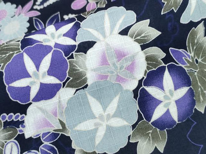 平和屋着物∴夏物 浴衣 花丸文 綿 逸品 未使用 CABD2586ng