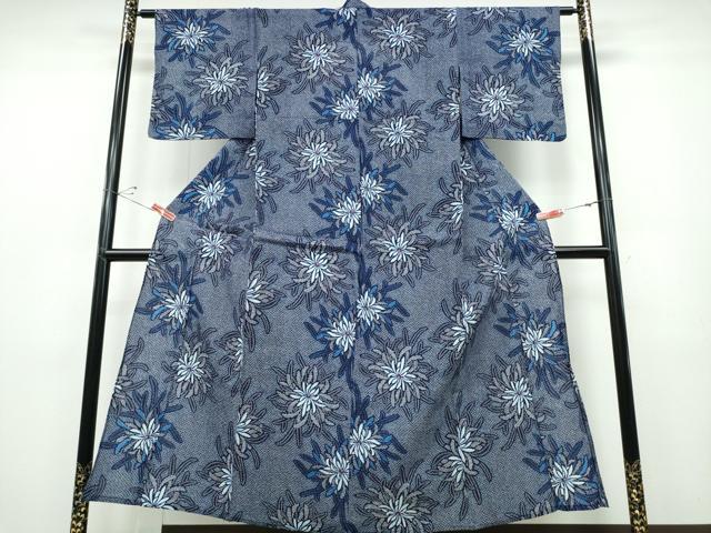 平和屋着物∴夏物 浴衣 乱菊 綿 逸品 CABD2589ng