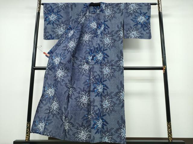 平和屋着物∴夏物 浴衣 乱菊 綿 逸品 CABD2589ng