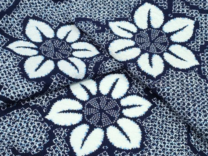 平和屋着物∴夏物　浴衣　花唐草文　綿　逸品　CABD2591ng