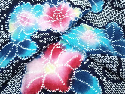 平和屋着物∴夏物 浴衣 椿 綿 逸品 CABD2592ng