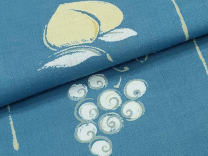 平和屋着物∴夏物 浴衣 さくらんぼ 葡萄 西瓜 桃 綿 逸品 CABD2608ng