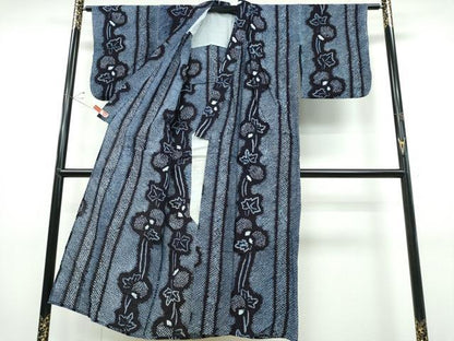 平和屋着物∴夏物 浴衣 有松鳴海絞り 成り物 間道 綿 逸品 CABD2613ng