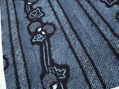 平和屋着物∴夏物 浴衣 有松鳴海絞り 成り物 間道 綿 逸品 CABD2613ng