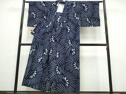 平和屋着物∴夏物 浴衣 有松鳴海絞り 花火 綿 逸品 CABD2630ng