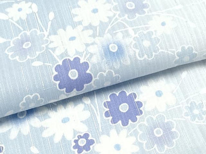 平和屋着物∴夏物 浴衣 小花文 ラメ糸 綿 逸品 CABD2655ng