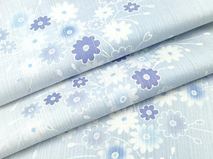 平和屋着物∴夏物 浴衣 小花文 ラメ糸 綿 逸品 CABD2655ng