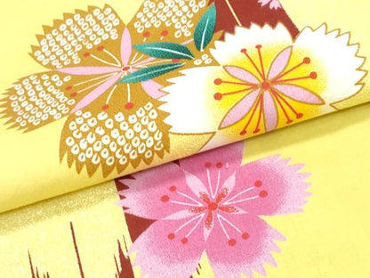 平和屋着物∴夏物 浴衣 矢羽根舞花文 綿 逸品 CABD2663ng
