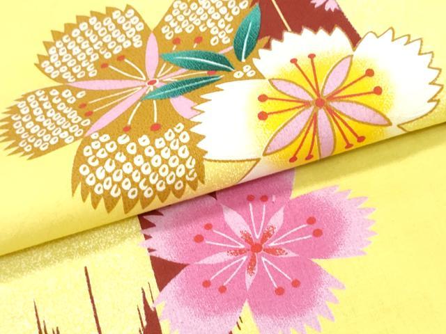 平和屋着物∴夏物 浴衣 矢羽根舞花文 綿 逸品 CABD2663ng