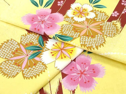 平和屋着物∴夏物 浴衣 矢羽根舞花文 綿 逸品 CABD2663ng
