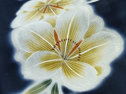 平和屋着物∴夏物 浴衣 舞花文 綿 逸品 CABD2671ng