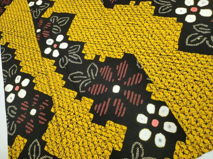 平和屋着物∴夏物 浴衣 有松鳴海絞り 舞花文 綿 逸品 CABD2678ng