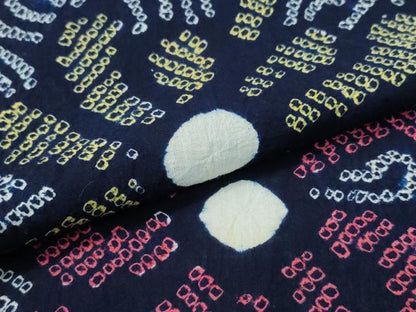 平和屋着物∴夏物 浴衣 有松鳴海絞り 乱菊 綿 逸品 CABD2692ng