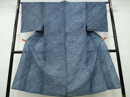平和屋着物∴夏物　男性　浴衣　有松鳴海絞り　三浦絞り　綿　逸品　CABD2713ng