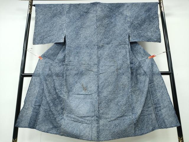 平和屋着物∴夏物 男性 浴衣 有松鳴海絞り 綿 逸品 CABD2723ng