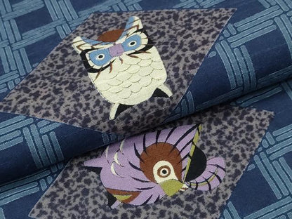 平和屋着物∴夏物 男性 浴衣 籠目動物菱文 綿 逸品 CABD2724ng