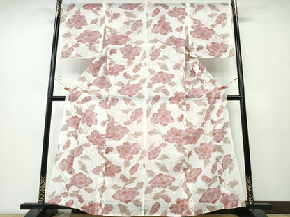平和屋着物∴夏物 こむさでもーど・COMME CA DU MODE 浴衣 舞花文 日本製 綿 逸品 CABD2730ng