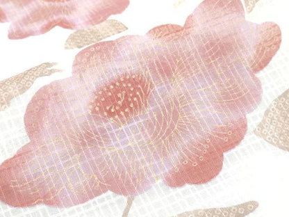 平和屋着物∴夏物 こむさでもーど・COMME CA DU MODE 浴衣 舞花文 日本製 綿 逸品 CABD2730ng