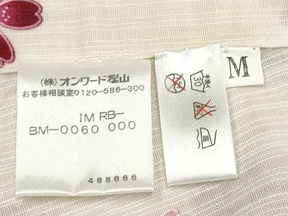 平和屋着物∴夏物 浴衣 花丸文 綿 逸品 CABD2737ng